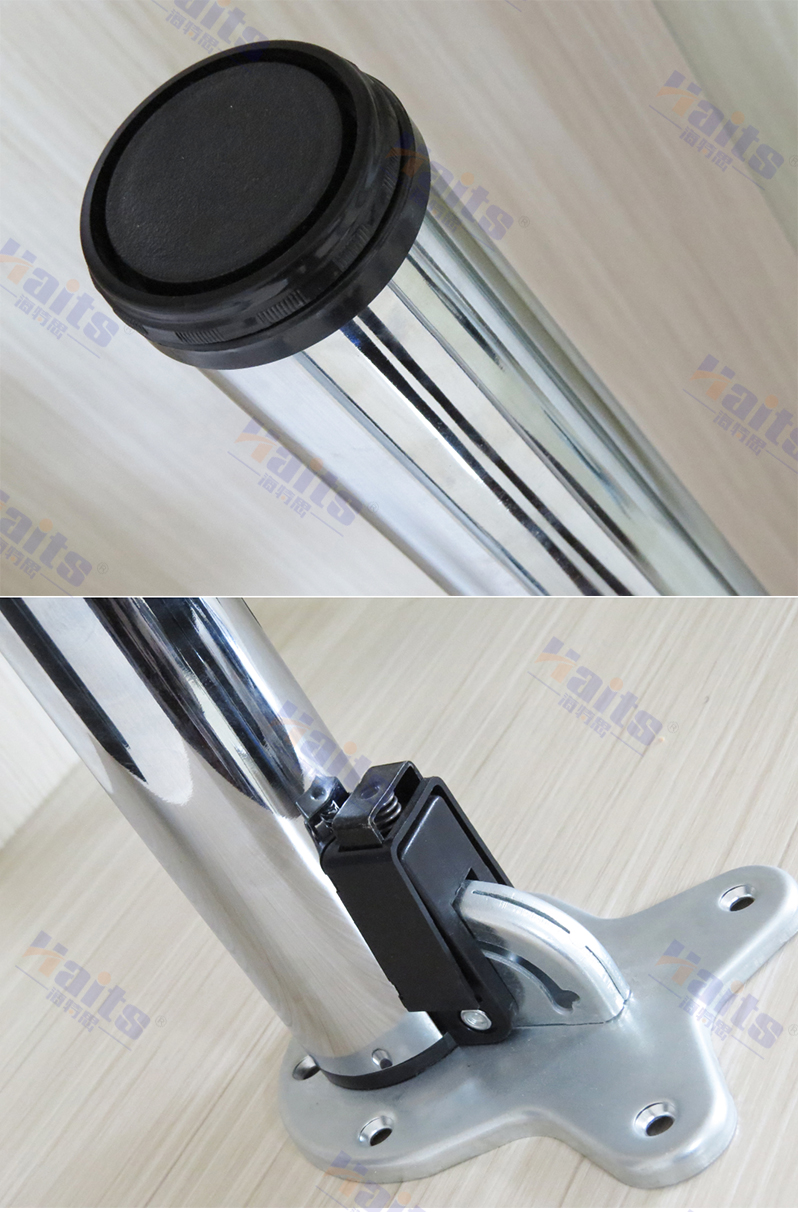 HT07.A01 Metal Telescopic Foldable Table Legs Rose Gold Decorative